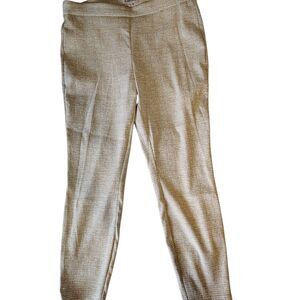 Nanette Lepore VTG Stretch Knit Ankle Leg  Pull-On Pants Size L Geometric Print